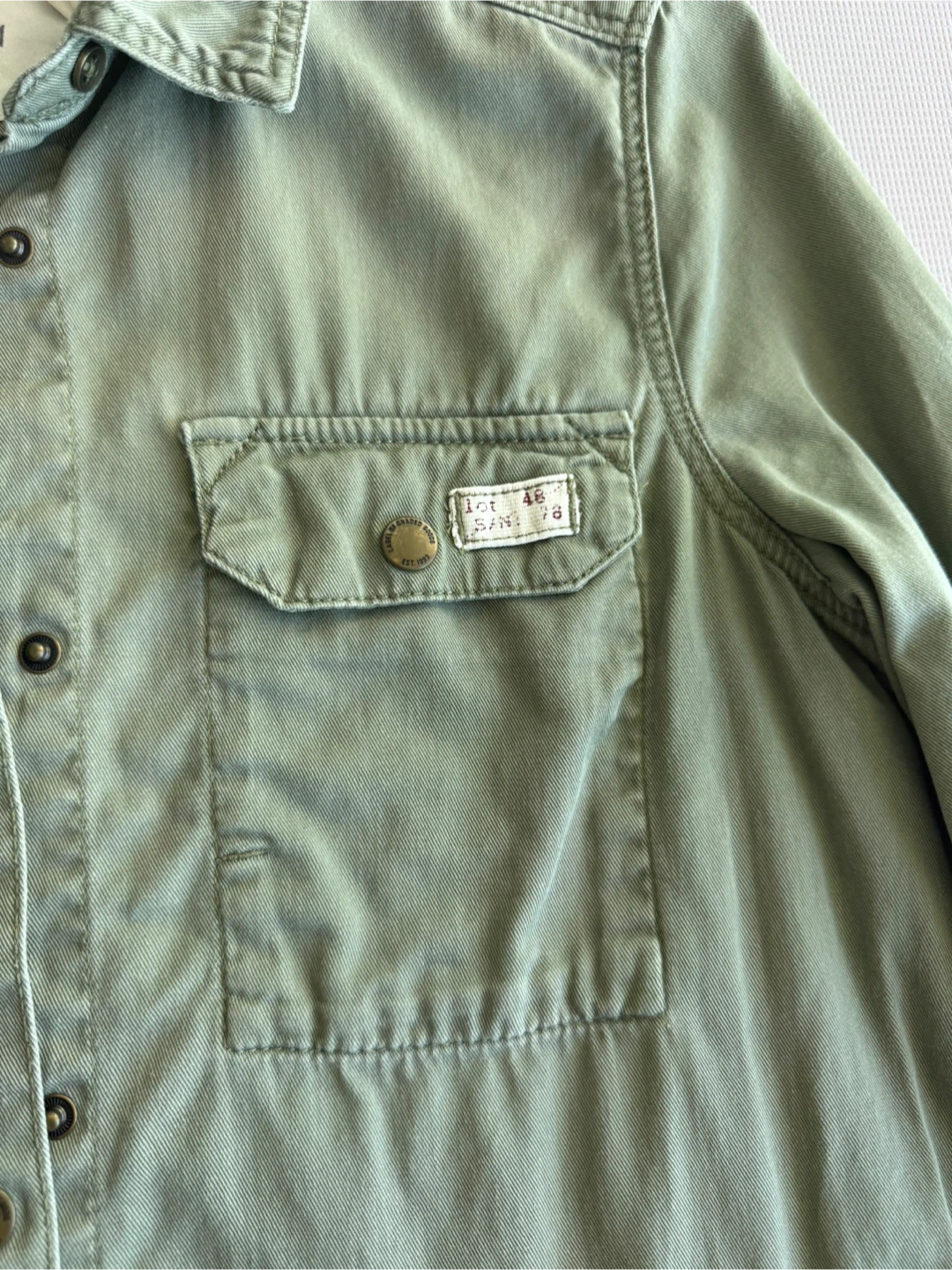 H&M Olive Utility Shirt coat - photo 3