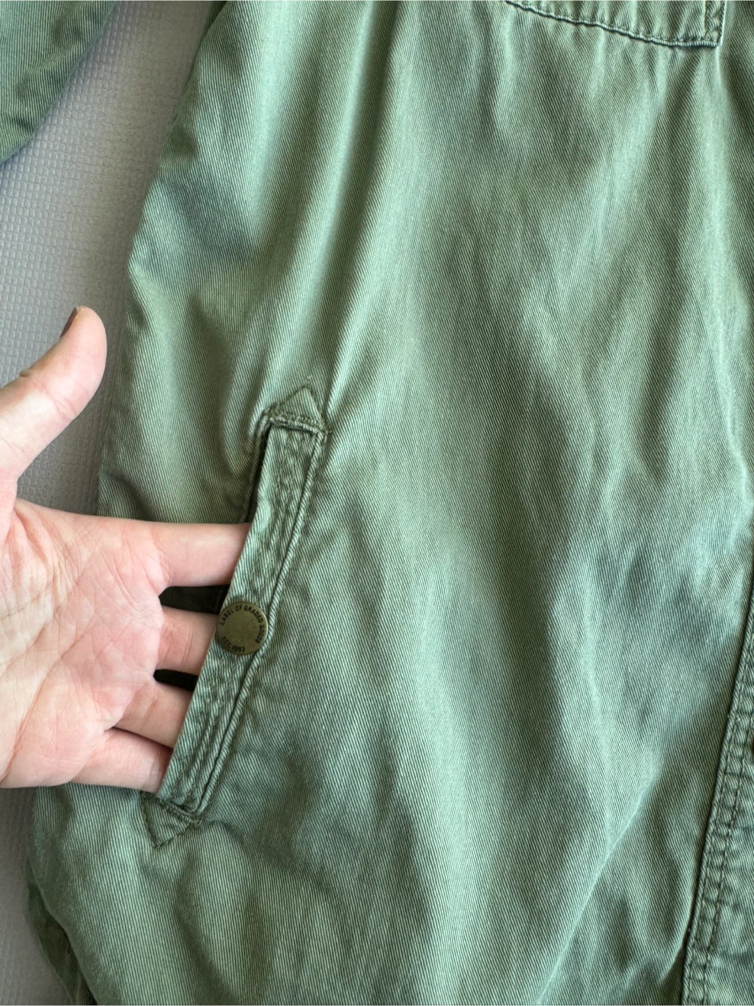 H&M Olive Utility Shirt coat - photo 4