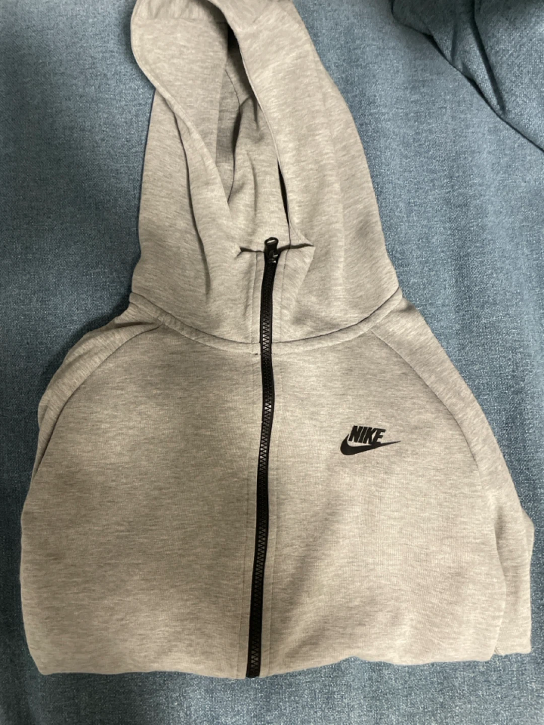 Nike Tech Fleece Full-Zip Hoodie - Grey - Size Small Old Season