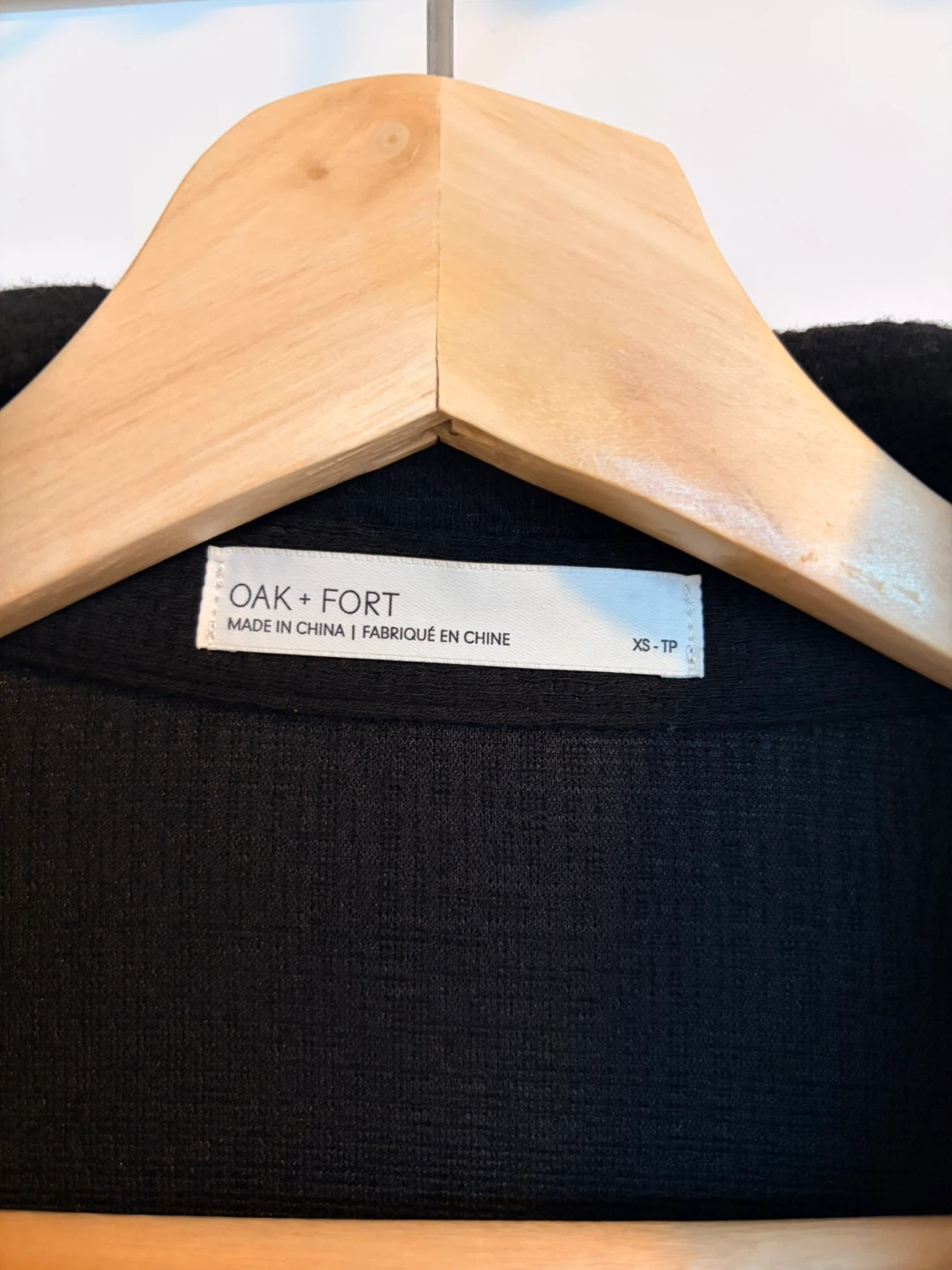 Oak + Fort Black Shirt and Pants Set - photo 2
