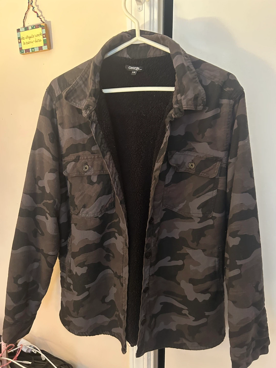 George Camo Sherpa-Lined Shirt Jacket - photo 4