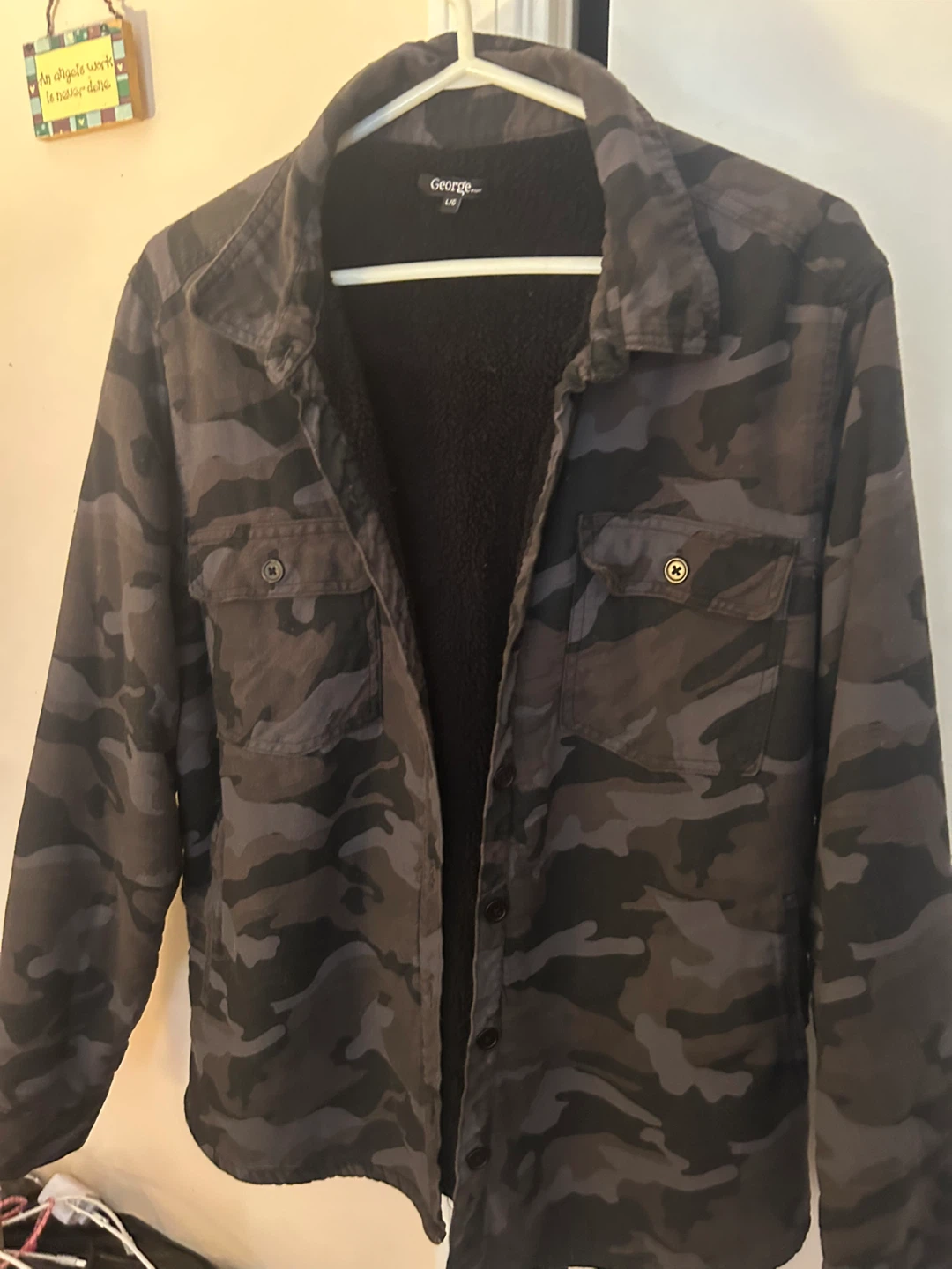 George Camo Sherpa-Lined Shirt Jacket - photo 5