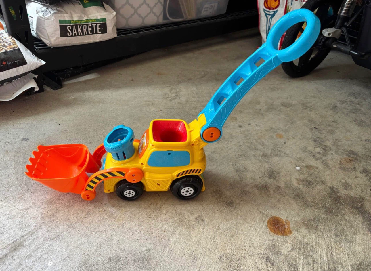 VTech Push and Pop Bulldozer Toy