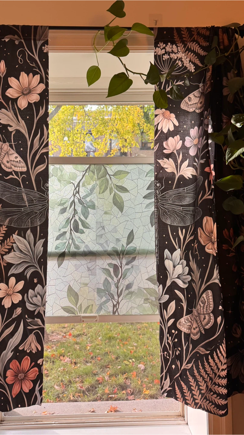 Botanical Moth and Dragonfly Curtains - photo 3