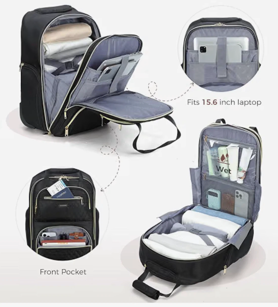 Elegant Wheeled Backpack—NEW!! - photo 3