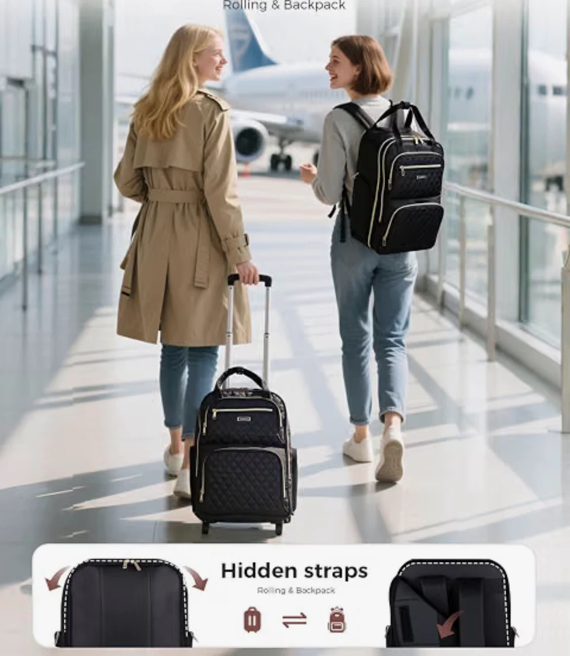 Elegant Wheeled Backpack—NEW!! - photo 4