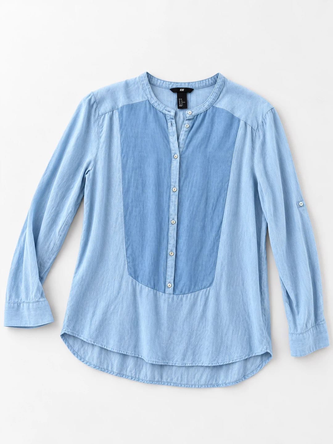 H&M Light Blue Button-Up Shirt