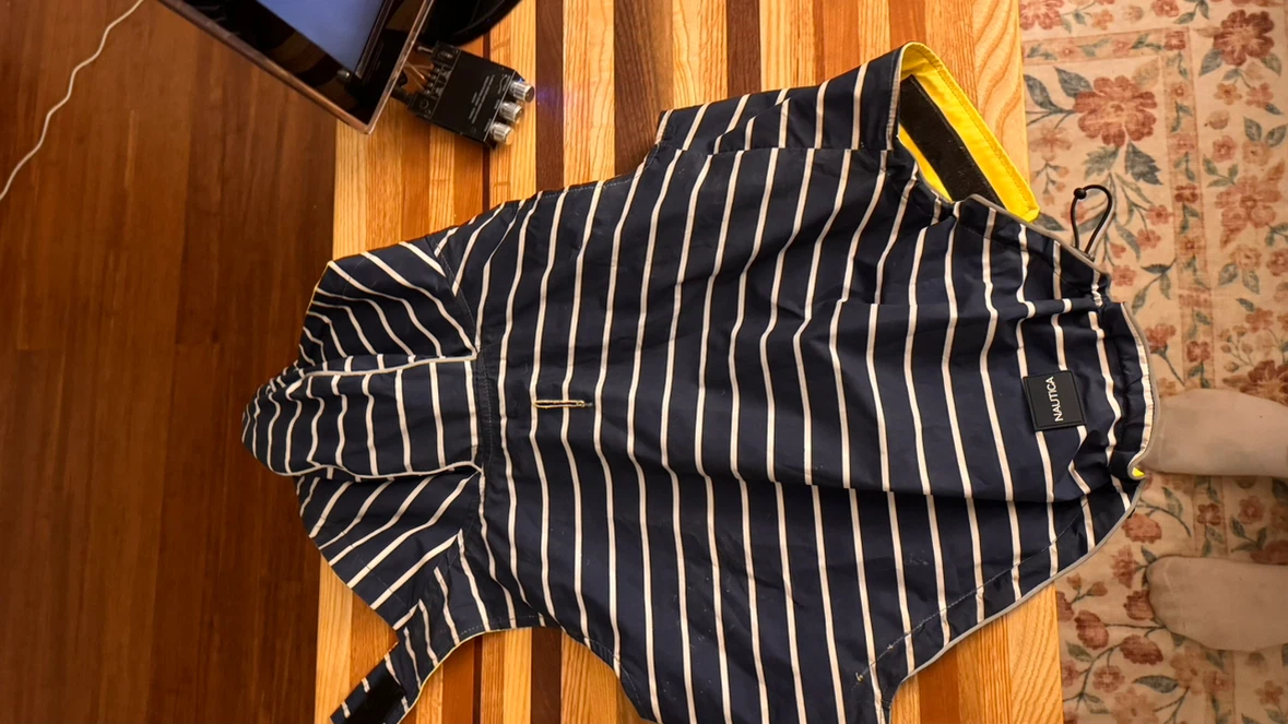 Nautica Reversible Dog Raincoat