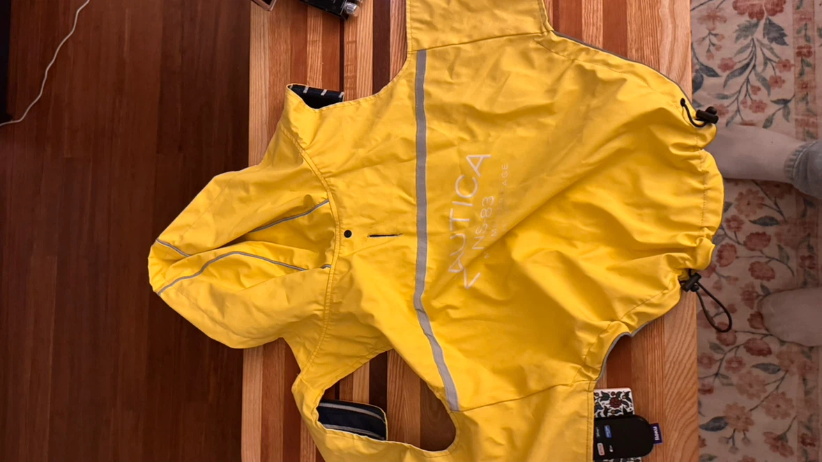 Nautica Reversible Dog Raincoat - photo 2