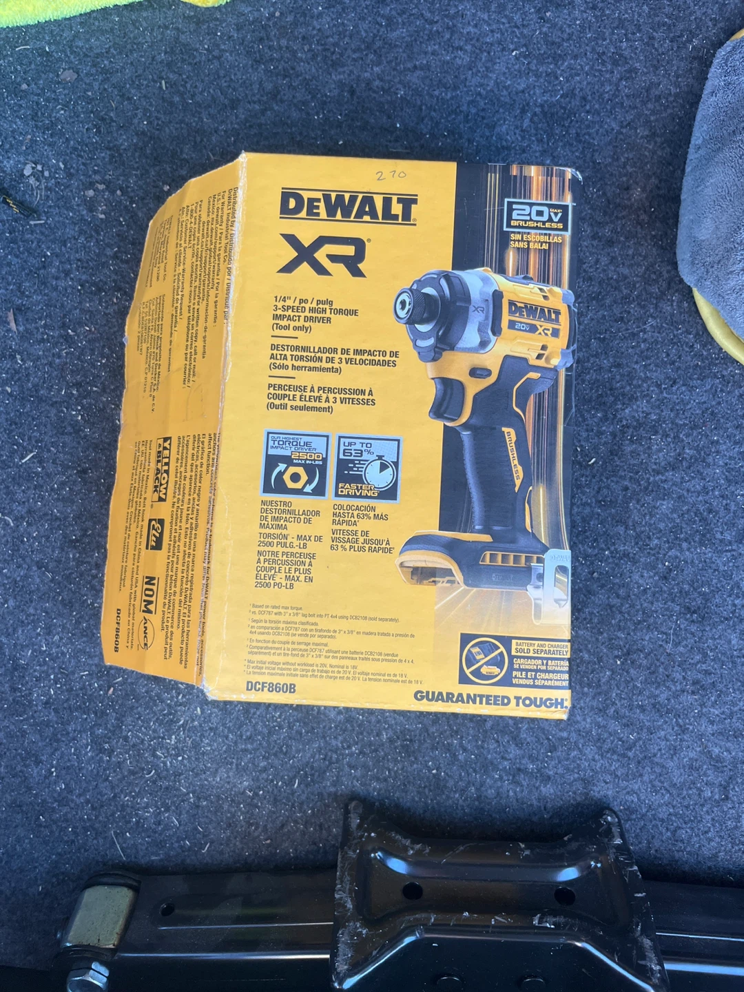 DeWalt XR 20V Max 1/4" Impact Driver (Tool Only)