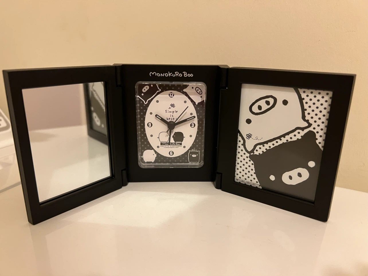 Monokuro Boo San-X Alarm Clock