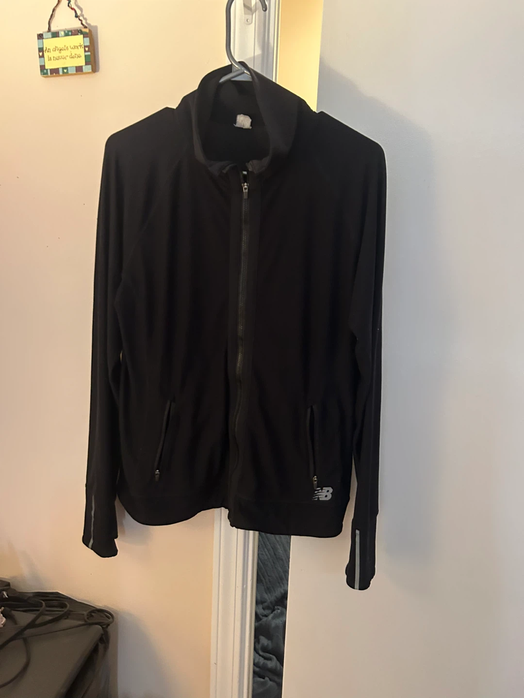 New Balance Black Full-Zip Athletic Jacket - photo 2