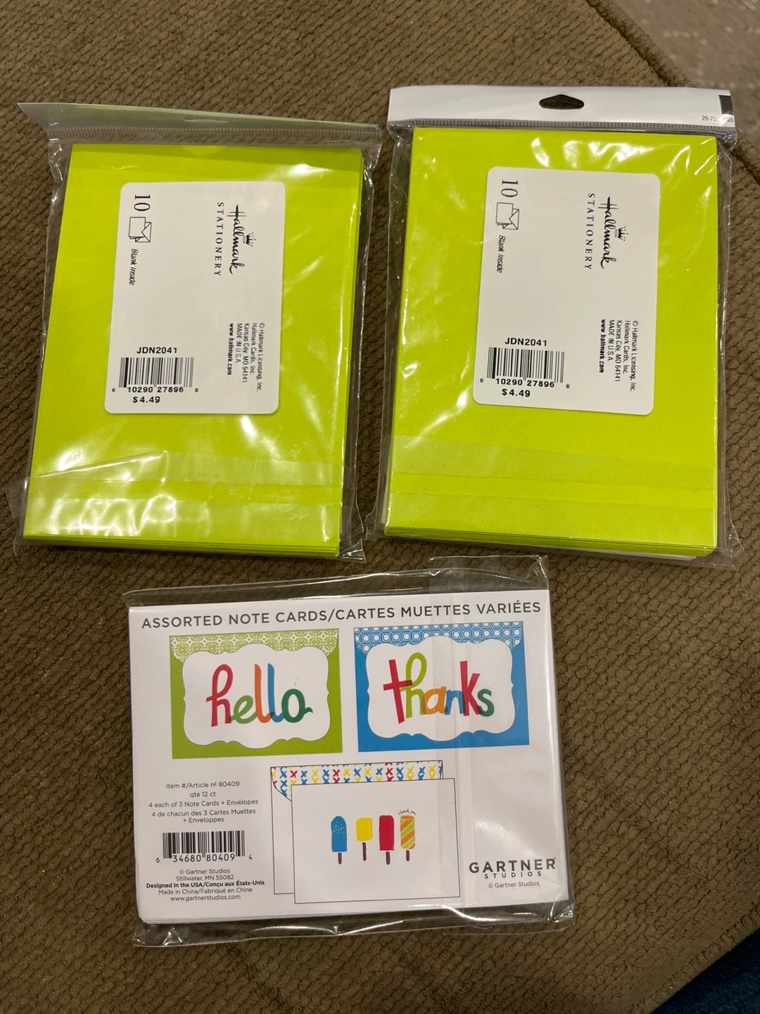 Assorted Hallmark and Gartner Note Cards - photo 2
