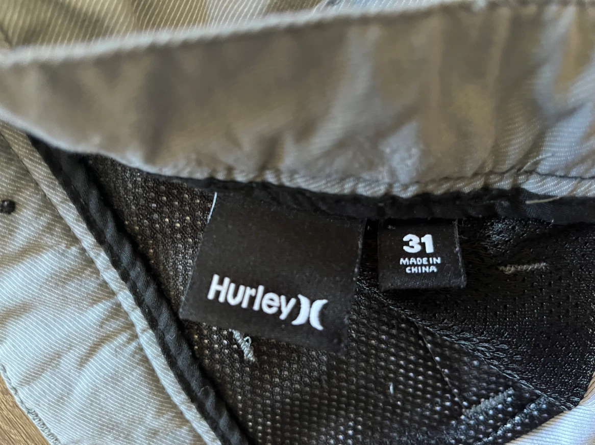 Hurley Men's Grey Shorts Size 31 - photo 5