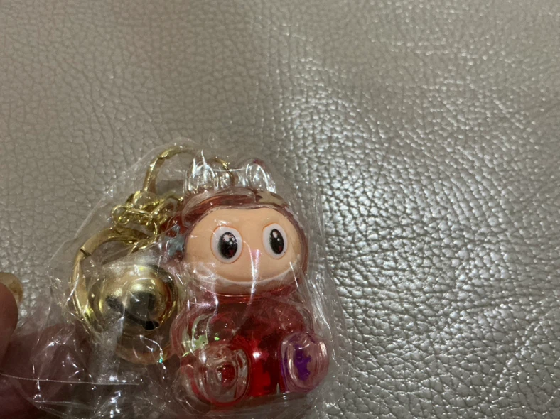 Cute Labubu character keychains - photo 5