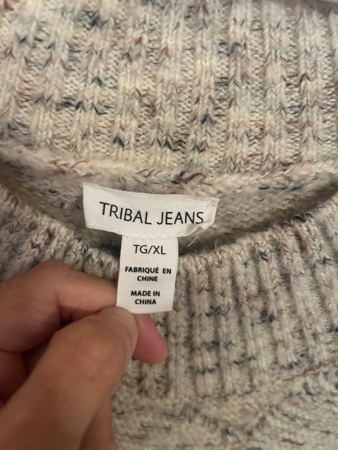 Tribal Jeans Speckled Knit Sweater - XL - photo 4