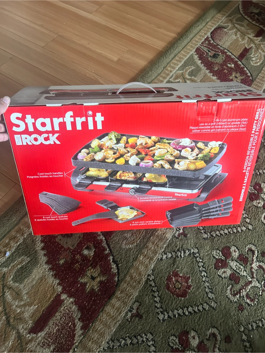 Starfrit The Rock 8-Person Reversible Party Grill