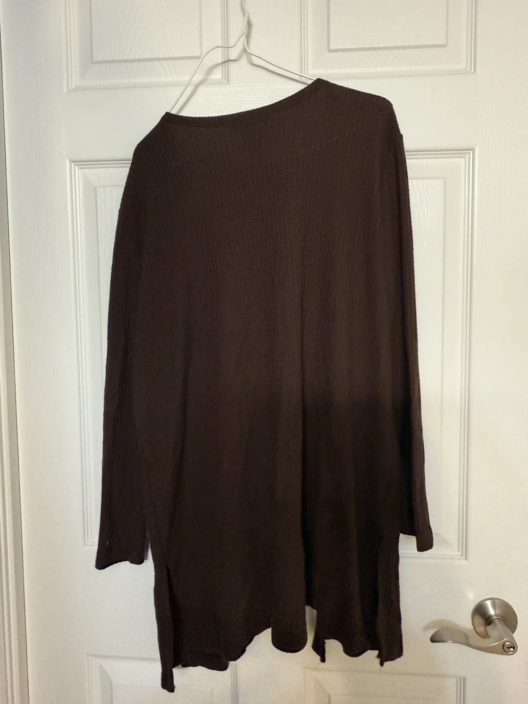 Streetwear Society Brown Waffle Knit Cardigan - photo 2