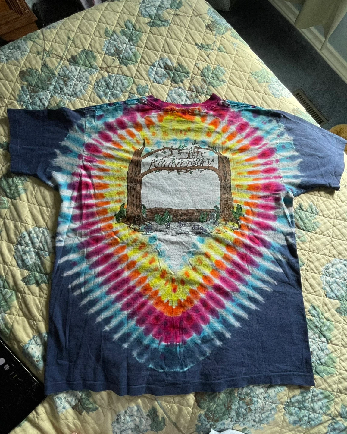 Vintage Grateful Dead 25th Anniversary Tie-Dye Shirt - photo 2
