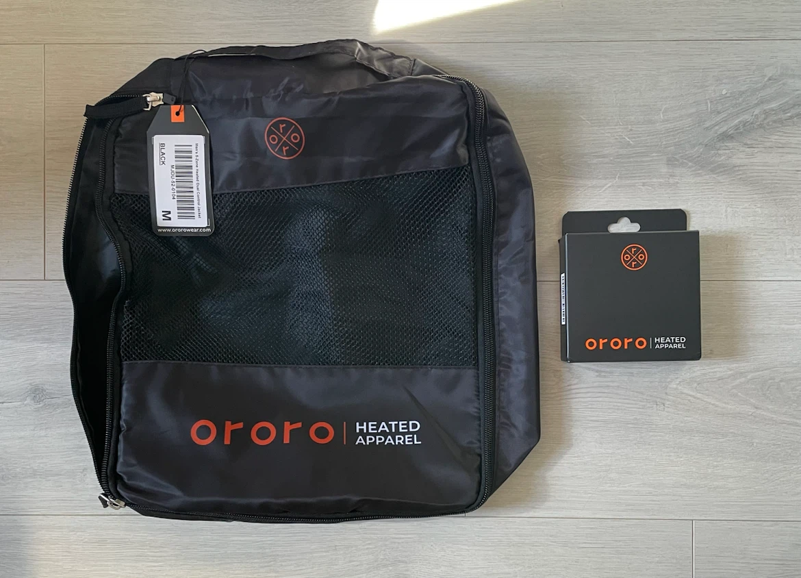 Brand New With Tags ORORO Men’s Heated Jacket Medium Black - photo 2