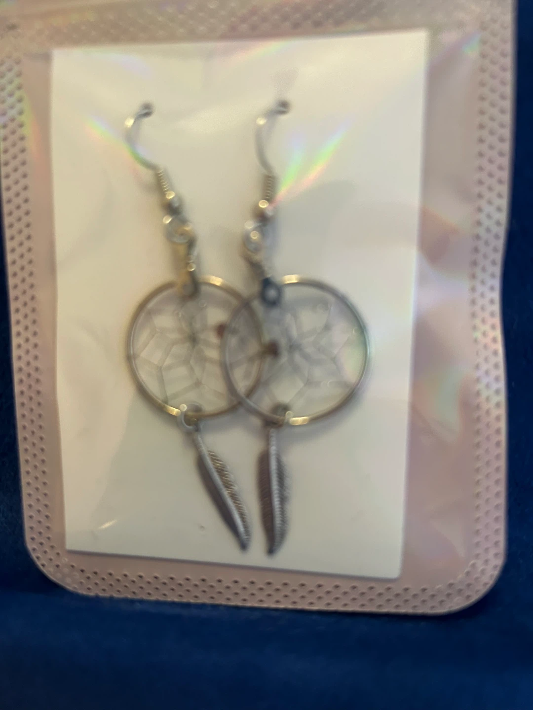 Dreamcatcher dangle earrings