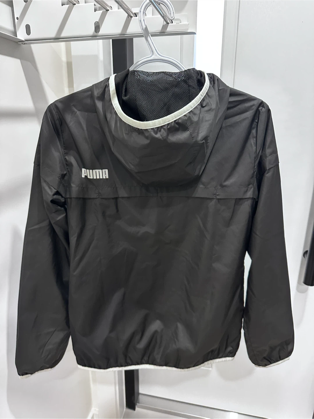 Puma Black Windbreaker