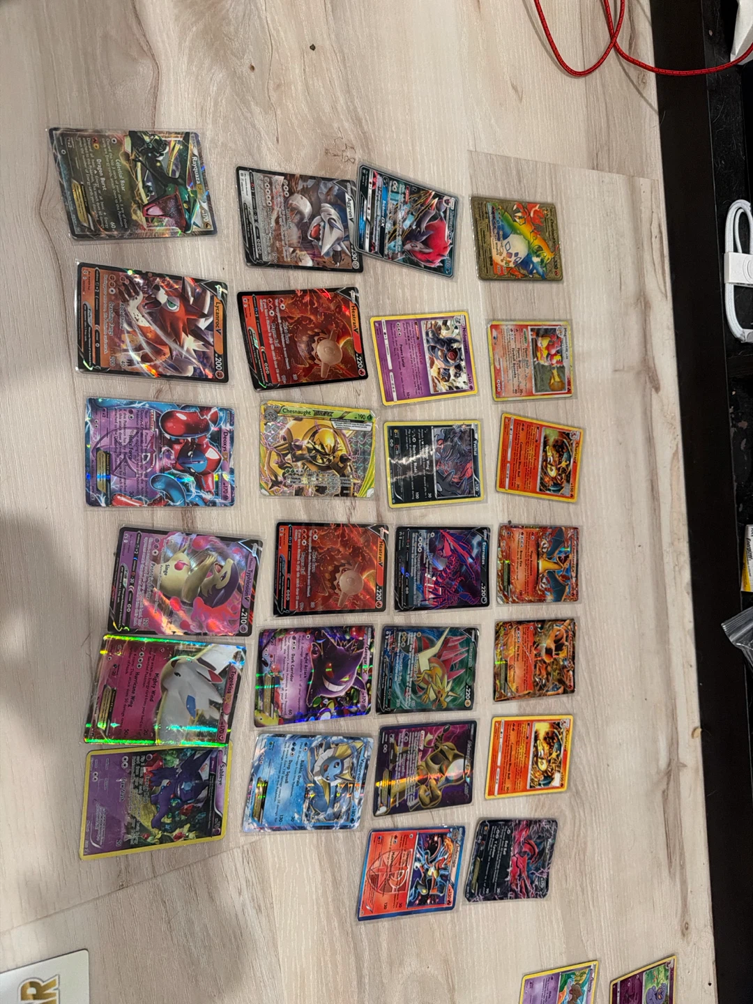 Collection of Assorted Pokémon Trading Cards