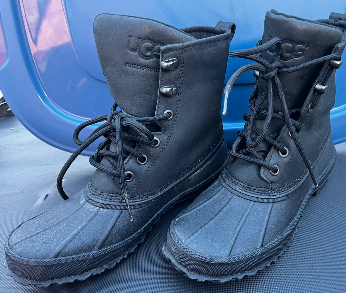 UGG Waterproof Black Boots Size 8 - photo 2