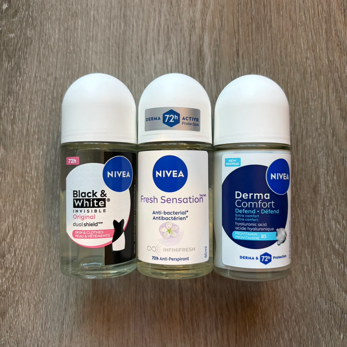 Nivea Roll-On Antiperspirant x 3
