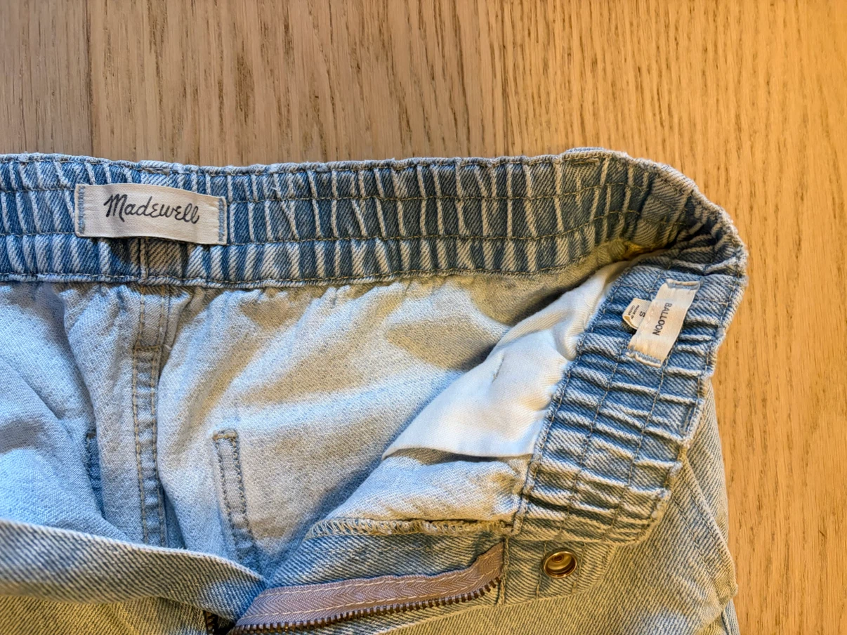 Madewell Balloon Jeans Light Wash - photo 2