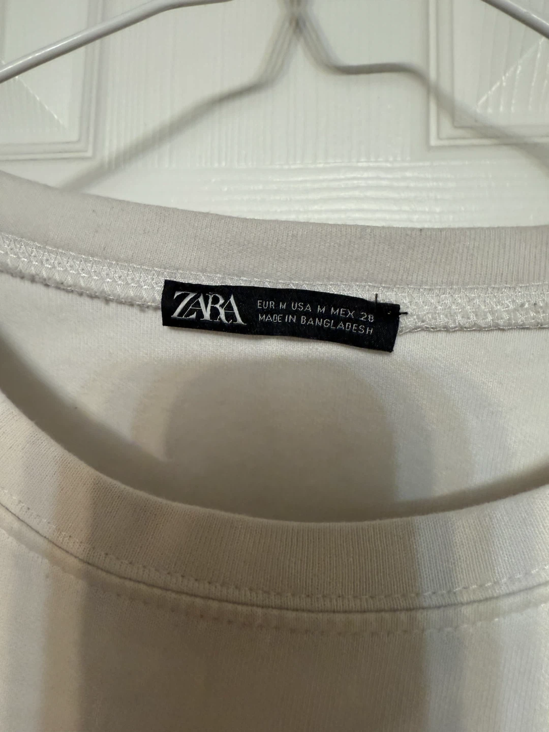 Zara White Crew Neck T-Shirt - photo 2