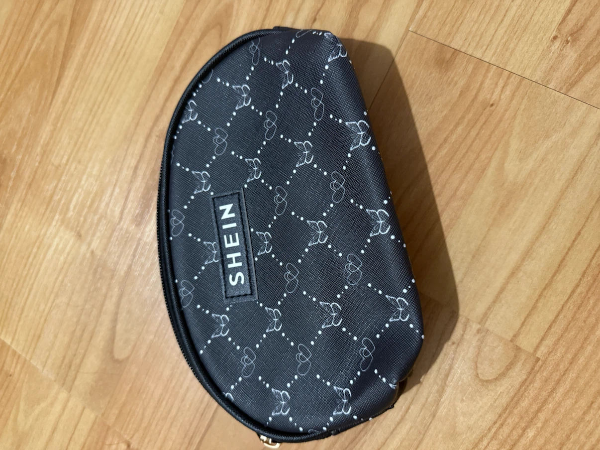 SHEIN butterfly pattern makeup bag