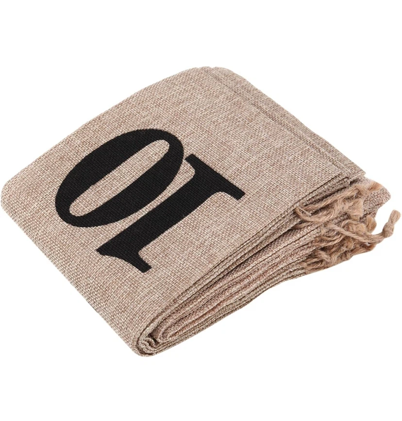 10 Pcs Numbered Burlap  Blind Tasting Wines Bags - photo 5