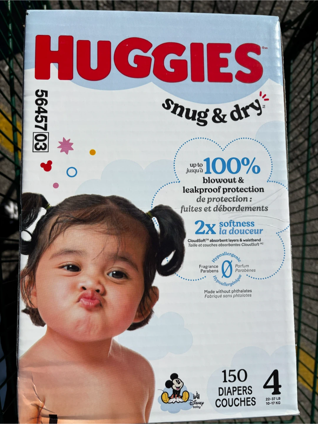 Huggies Snug & Dry Size 4 Diapers - 150 Count
