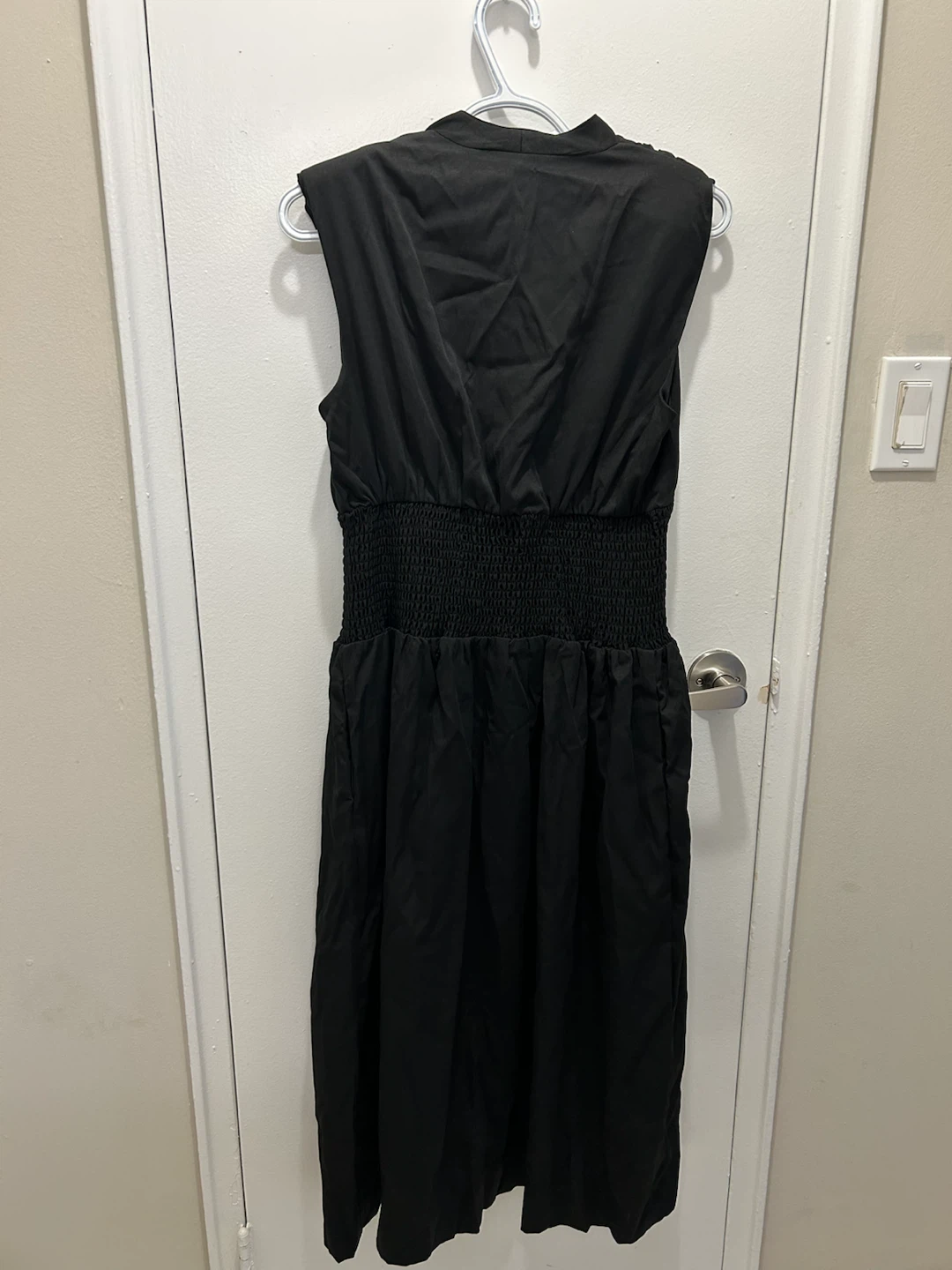 Brand New NWT Black Sleeveless Zip Dress (Size M) - photo 2