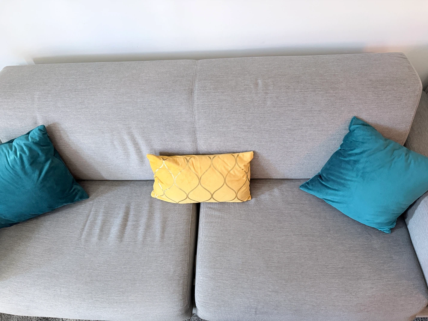 Gray Sleeper Sofa with Matching Ottoman - photo 3