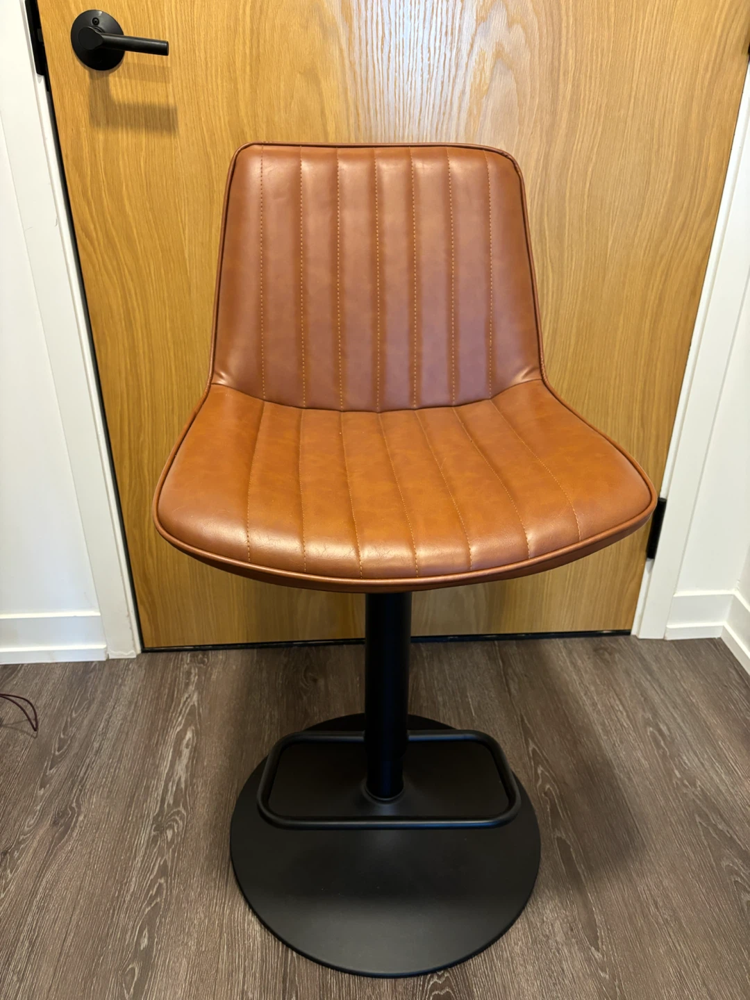 Leather Bar Stool - photo 2