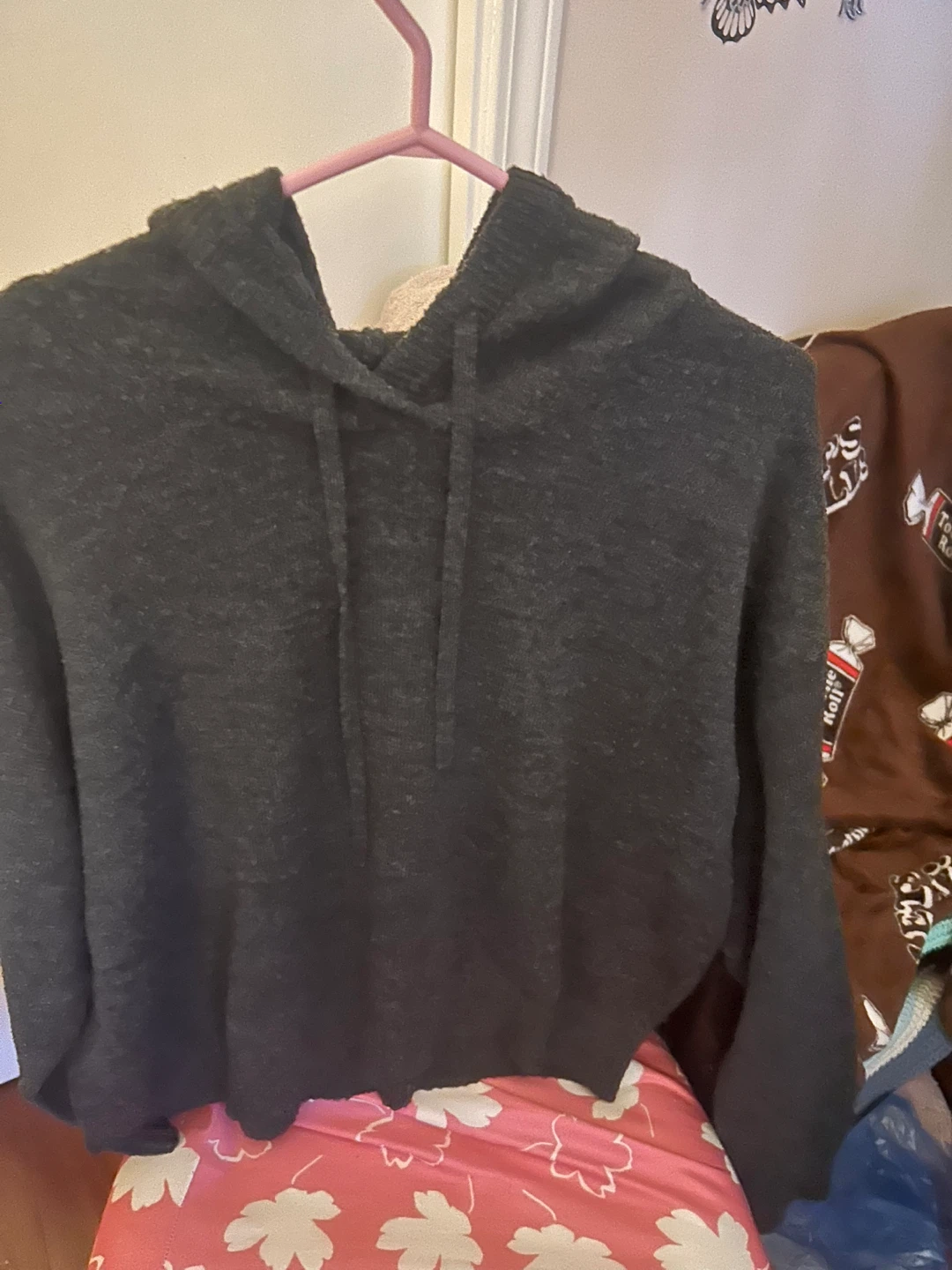 George Knit Hoodie - Dark Grey - photo 2