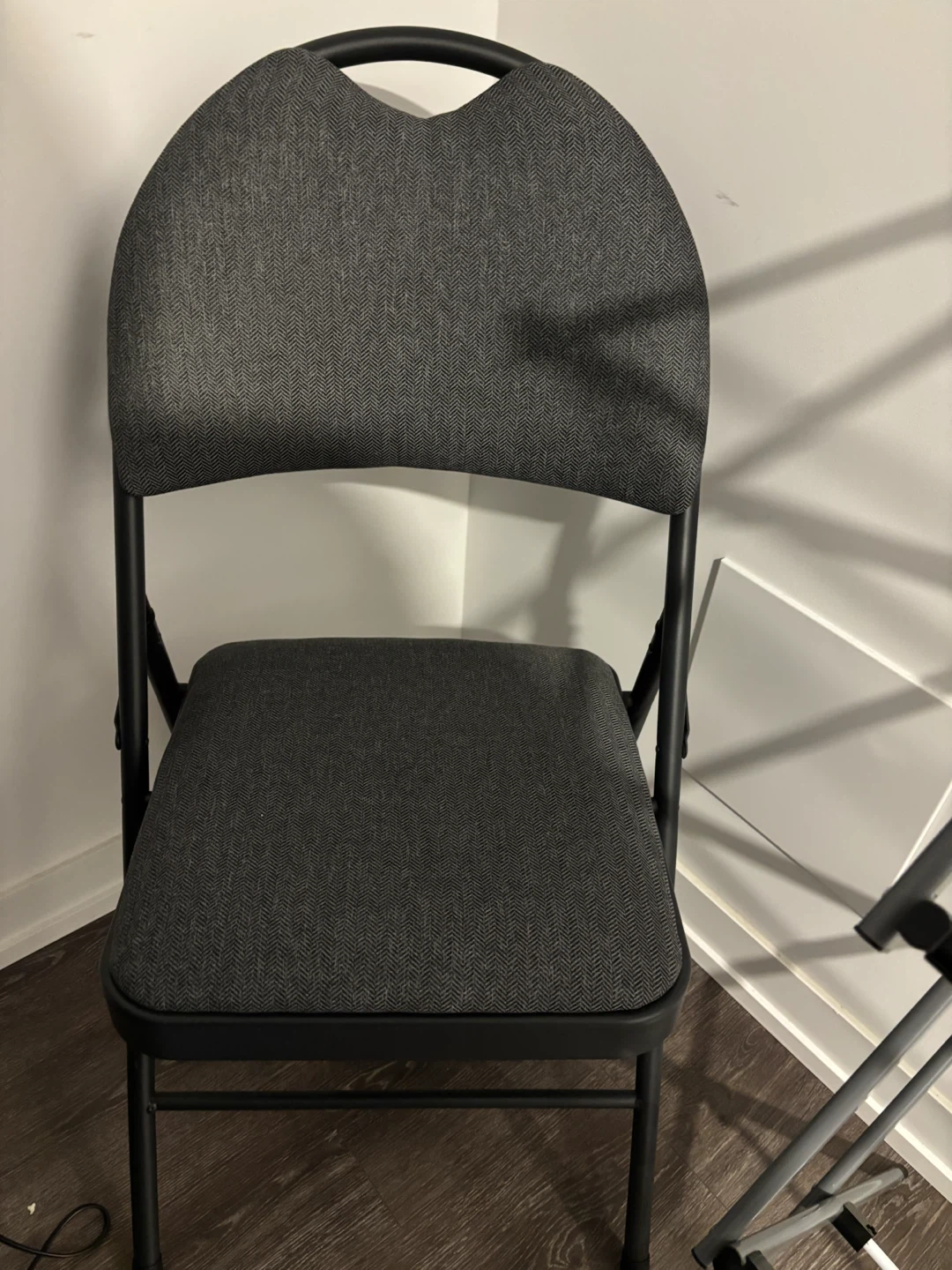 Gray Folding Chair
