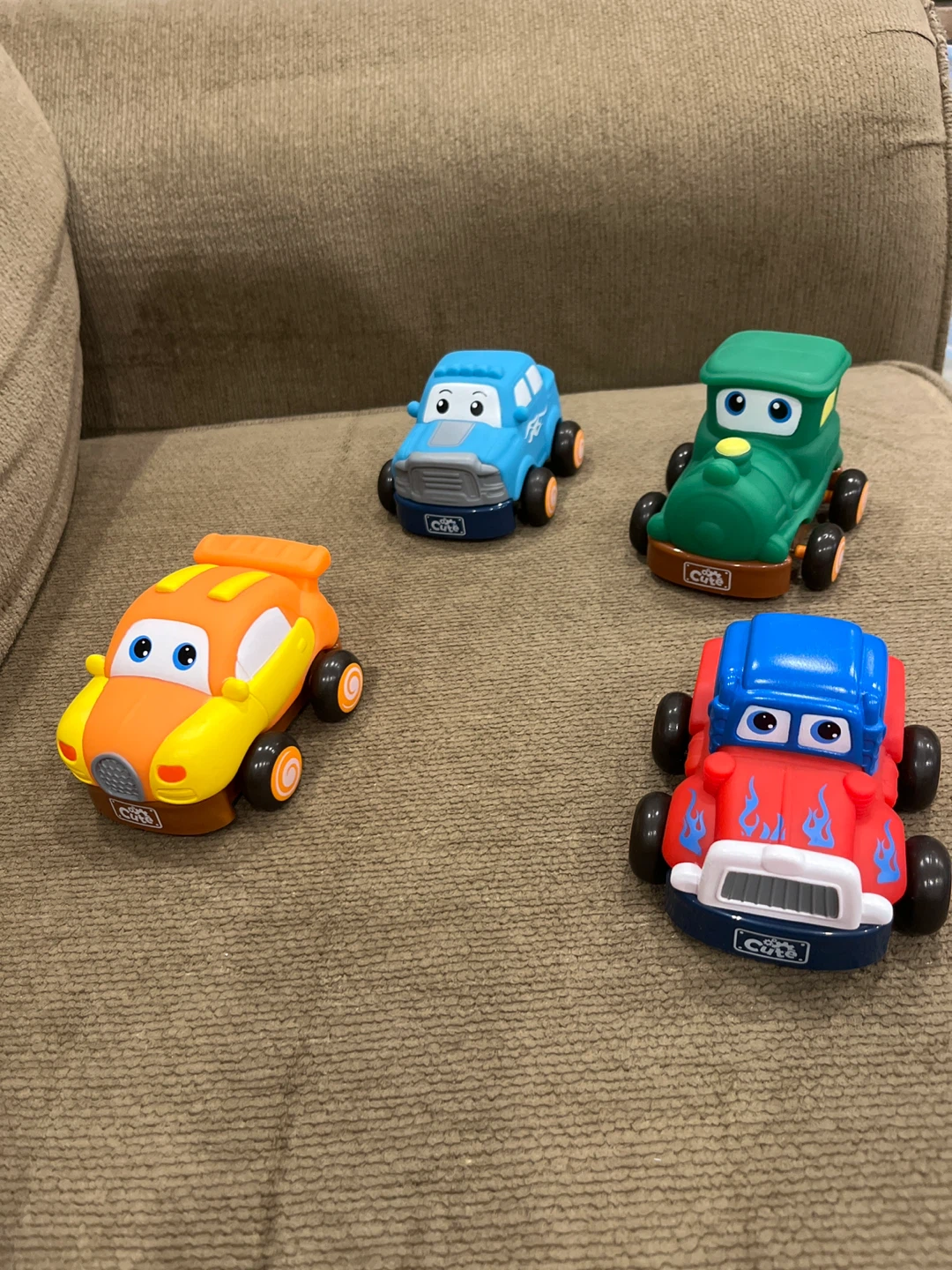 Set of 4 Cute Toy Vehicles