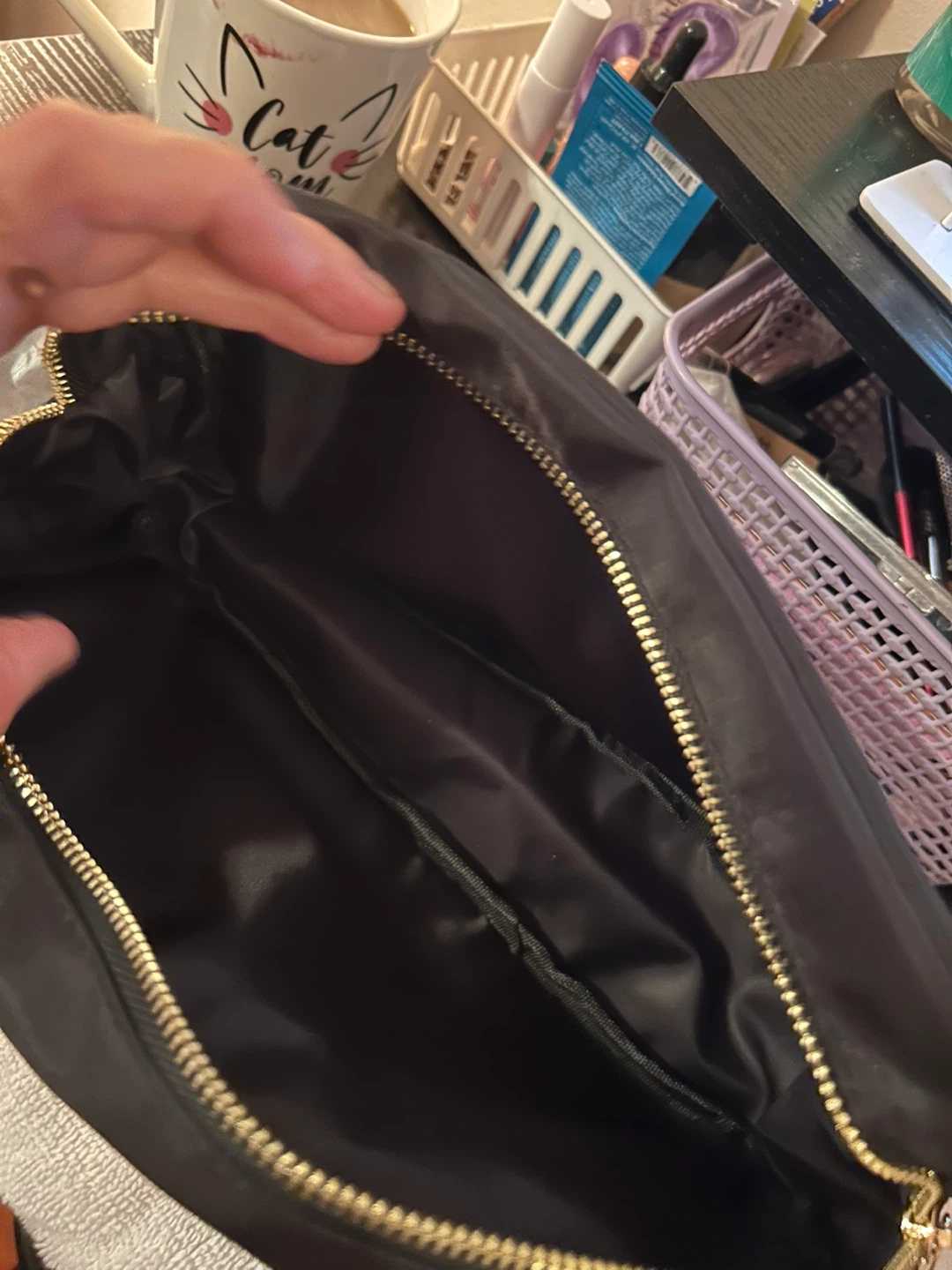 Jean-Luc Cosmetics Black Makeup Bag - photo 4
