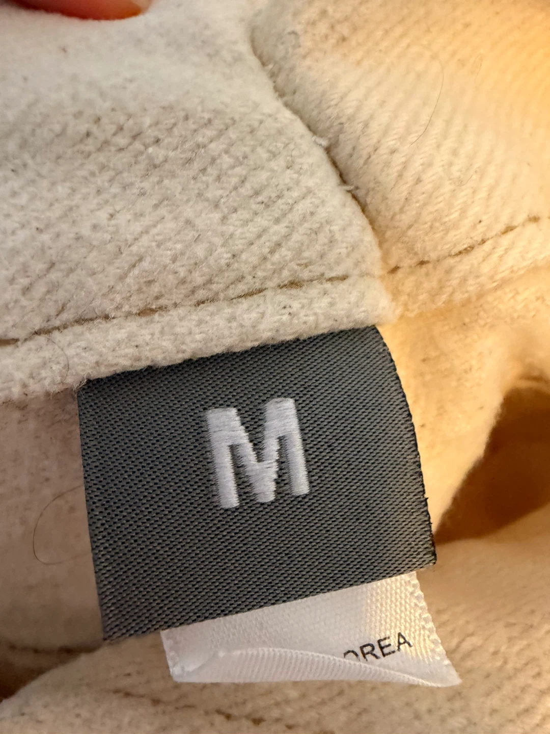 Cream Coloured Denim Jeans - Size 4 - photo 3