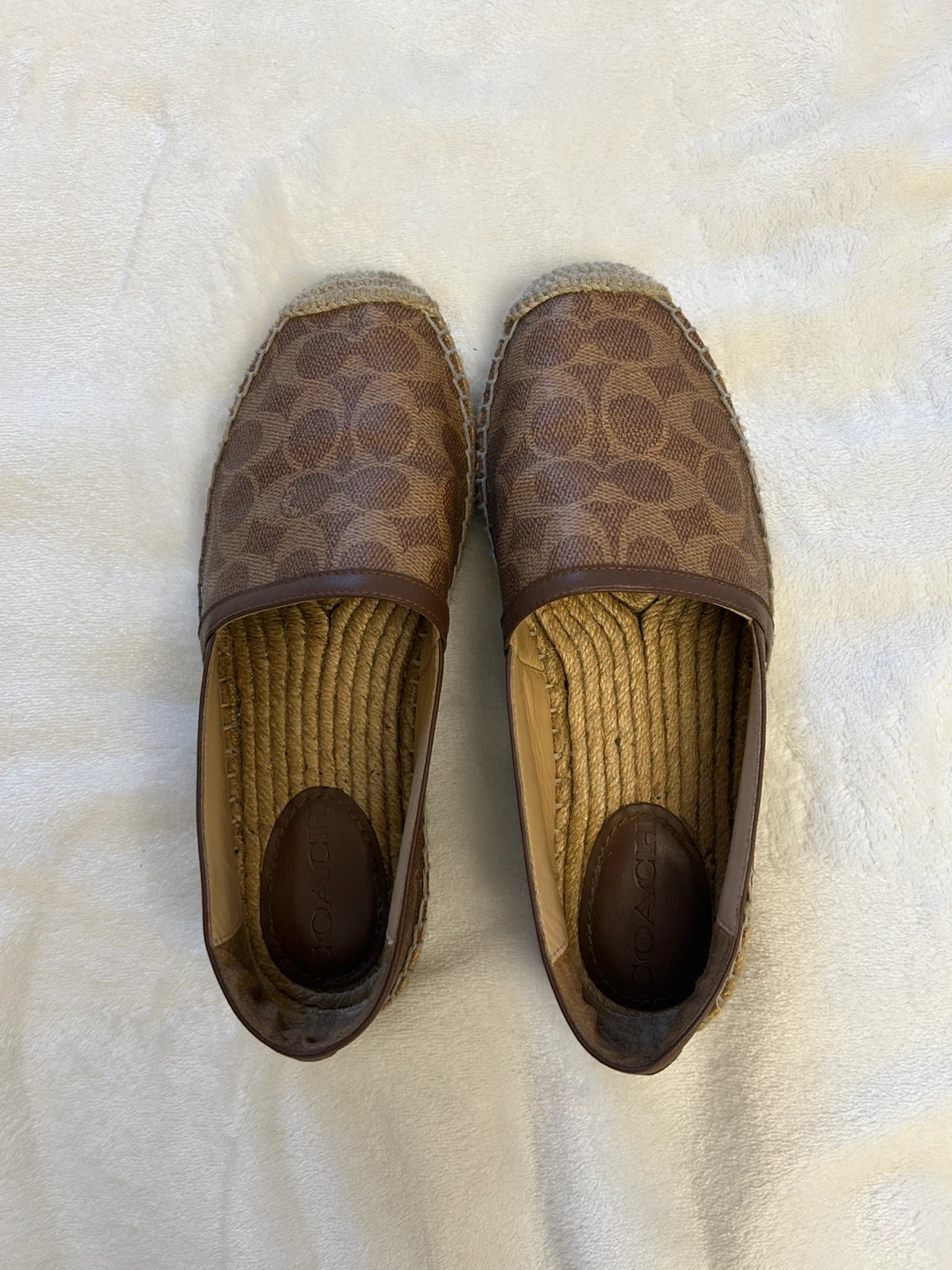 Coach Signature Canvas Espadrilles