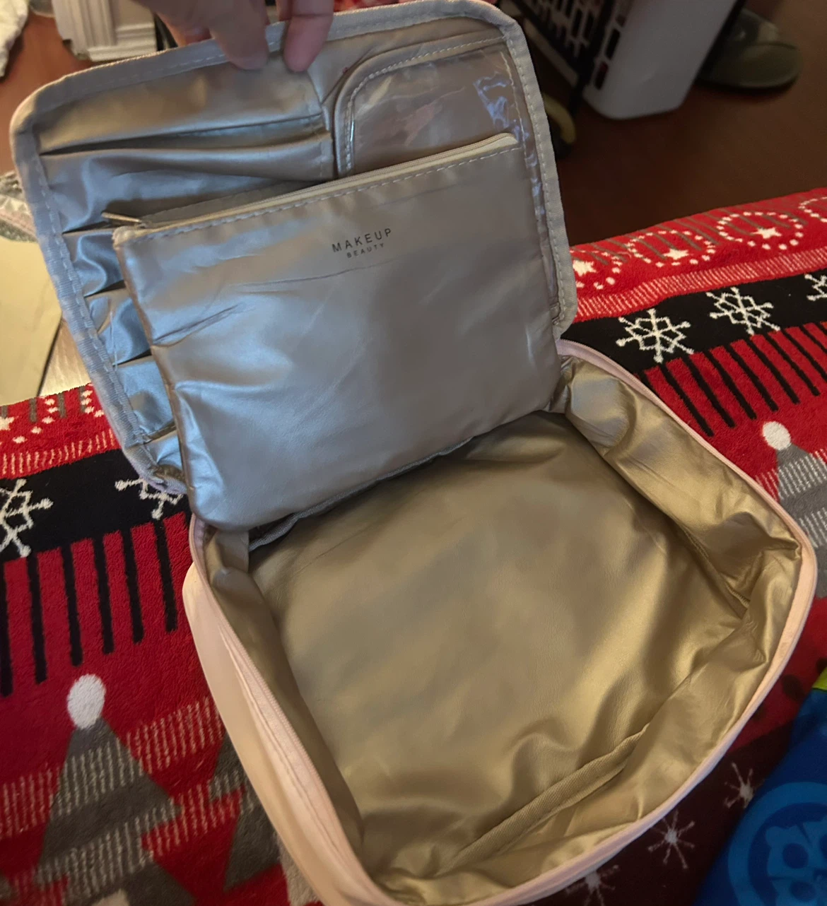 Light Pink Makeup Travel Organizer Case - photo 3