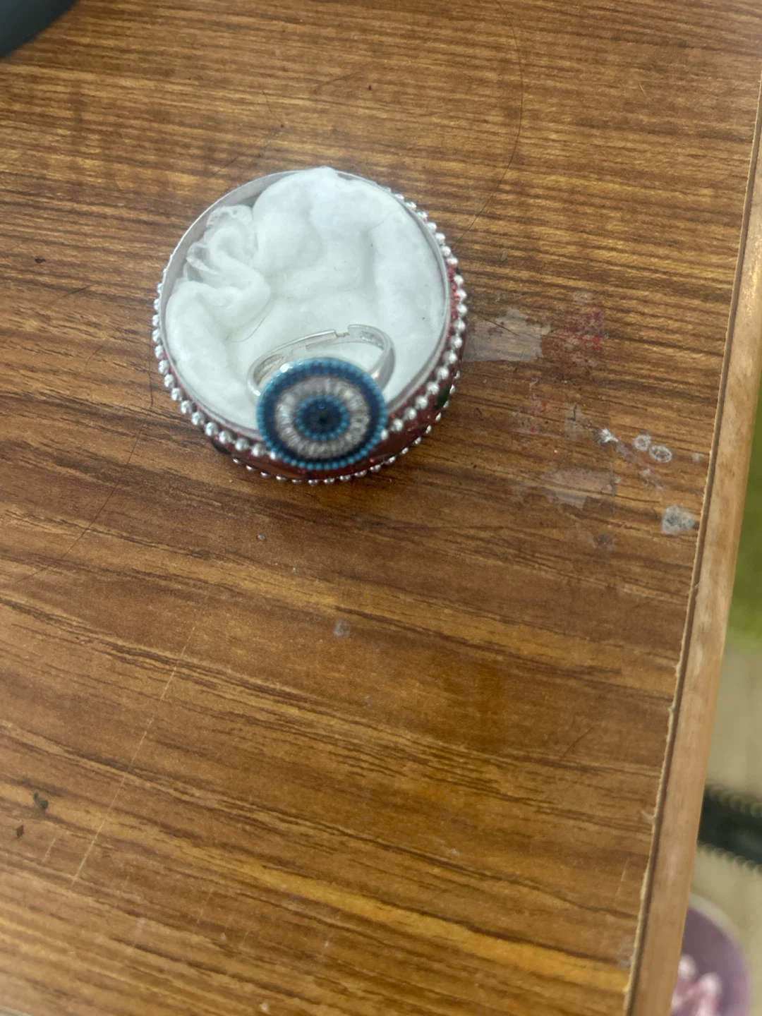 Evil Eye Adjustable Ring