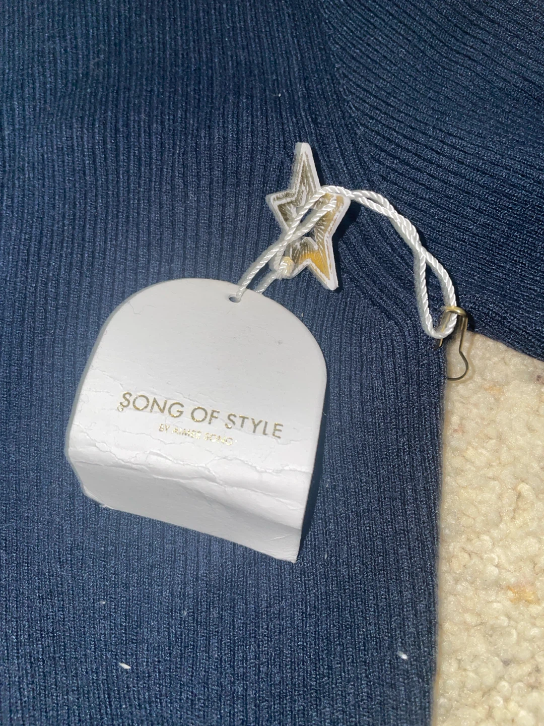 Song of Style Navy Ribbed Knit Dress - photo 3