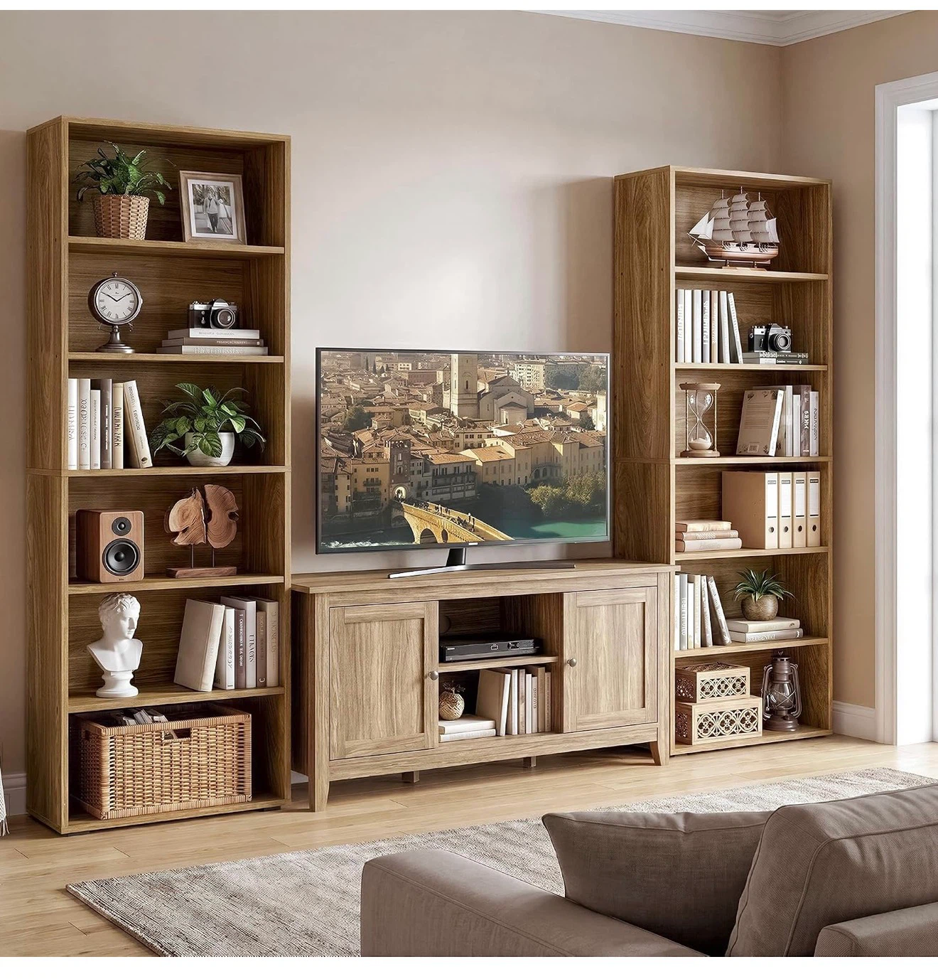 ✨ Bookshelf – Stylish & Modern! ✨ Sealed! Set of 2! - photo 2