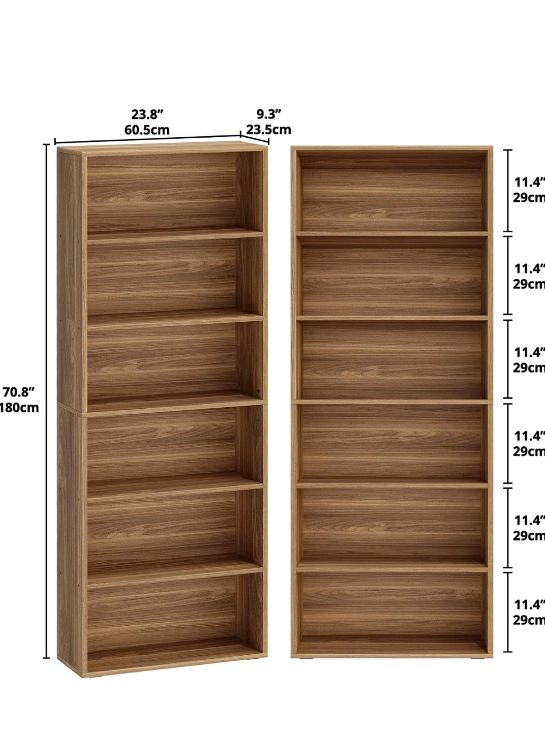 ✨ Bookshelf – Stylish & Modern! ✨ Sealed! Set of 2! - photo 3