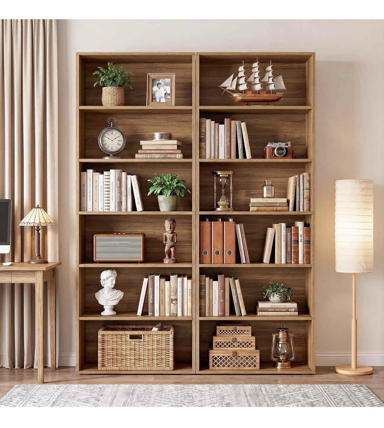 ✨ Bookshelf – Stylish & Modern! ✨ Sealed! Set of 2! - photo 4