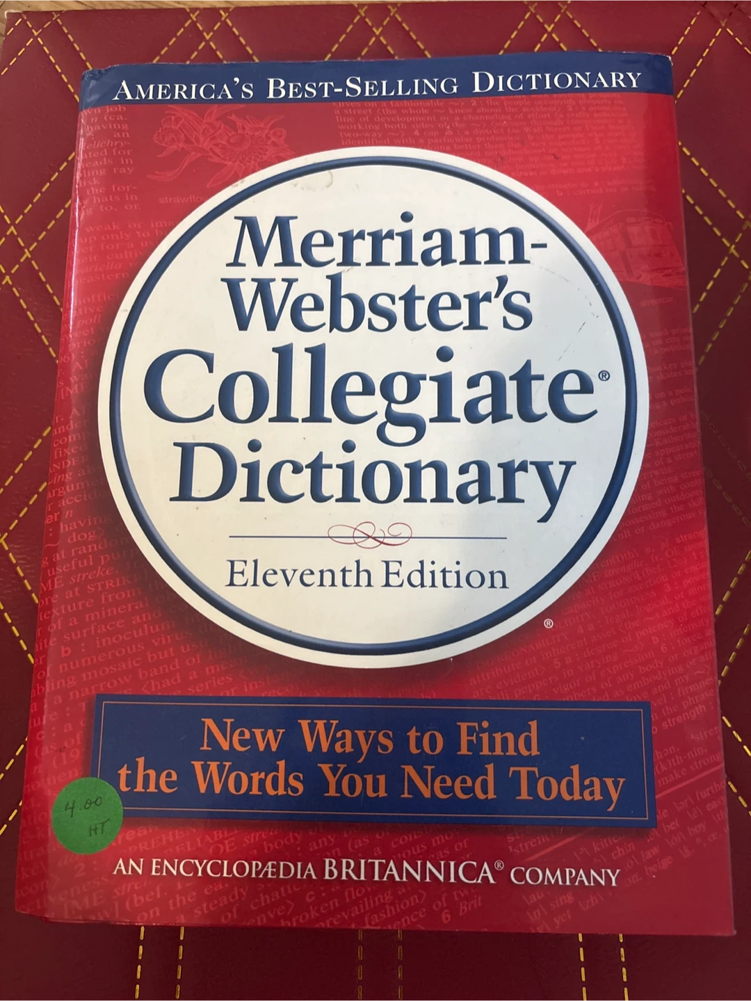 Merriam-Webster's Collegiate Dictionary Eleventh Edition